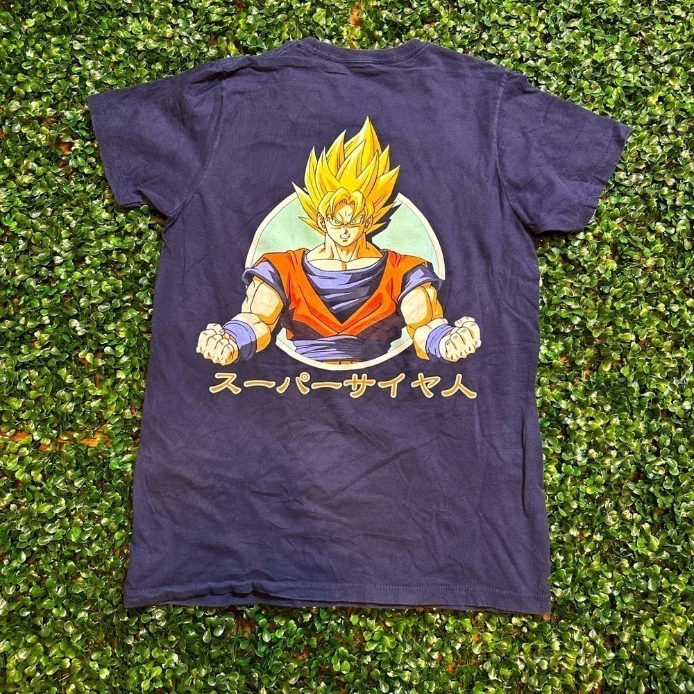 Dragonball Z Goku T-Shirt Adult Size Medium Navy Anime Comic